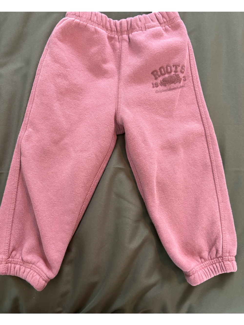 Roots Kids Sweatpants in Light Pink